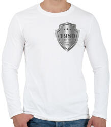 printfashion Best year - Évszámmal - Férfi hosszú ujjú póló - Fehér (7149154)