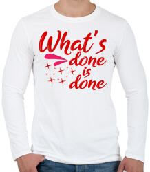 printfashion Ami kész, az kész - Férfi hosszú ujjú póló - Fehér (2875536)