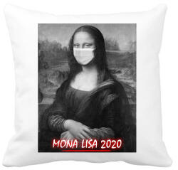 printfashion Mona Lisa 2020 - Párnahuzat, Díszpárnahuzat - Fehér (2574317)