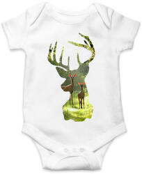 printfashion Szarvas - Baba Body - Fehér (13824789)