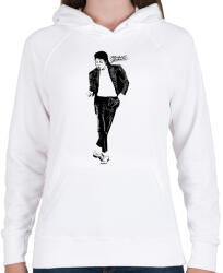 printfashion michael jackson billie jean - Női kapucnis pulóver - Fehér (4719363)
