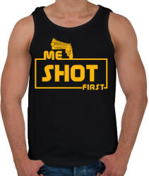 printfashion ME SHOT FIRST - Férfi atléta - Fekete (1812328)