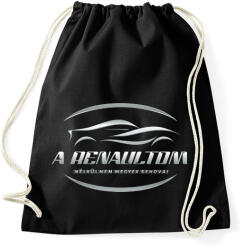 printfashion A renaultom nélkül - Sportzsák, Tornazsák - Fekete (6617910)