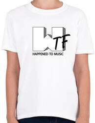 printfashion Wtf hapenned with music - parody - Gyerek póló - Fehér (7326560)