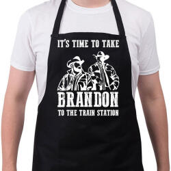 printfashion It's time to take - Kötény - Fekete (15522508)