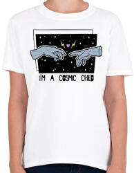 printfashion Cosmic child - Gyerek póló - Fehér (13467010)