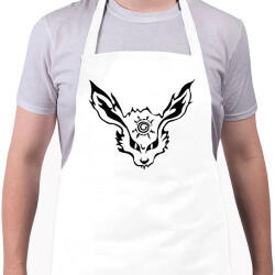 printfashion Kurama fekete - Kötény - Fehér (5673022)