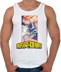 printfashion Boku no Hero Academia - Férfi atléta - Fehér (5408616)