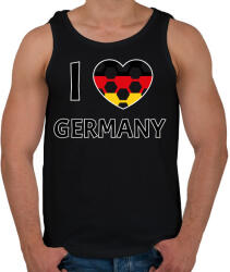 printfashion I love Germany - Férfi atléta - Fekete (10789663)