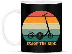 printfashion Enjoy the ride - Bögre - Fekete (13822773)