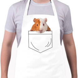 printfashion Tengerimalac zsebben - Kötény - Fehér (7091228)