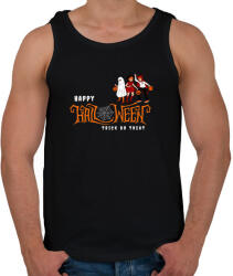 printfashion Happy Halloween Trick or Treat - Férfi atléta - Fekete (14182252)