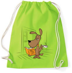 printfashion Hogyan trollkodj a macskákkal - Sportzsák, Tornazsák - Limezöld (256083)