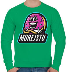 printfashion Morejstu - Férfi pulóver - Zöld (2535215)
