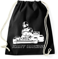 printfashion Kart racing - Sportzsák, Tornazsák - Fekete (11424957)