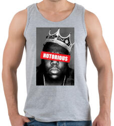 printfashion Biggie Smalls - Férfi atléta - Sport szürke (1318870)