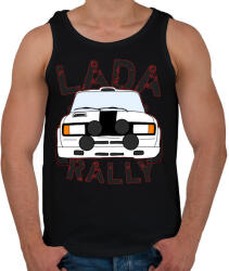 printfashion Lada rally - Férfi atléta - Fekete (4971155)