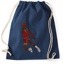 printfashion Zsákolás - Sportzsák, Tornazsák - Sötétkék (197607)