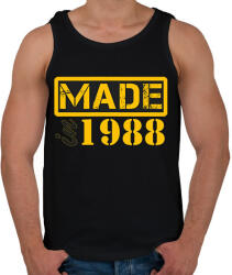 printfashion 1988 - Férfi atléta - Fekete (12807661)