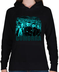 printfashion gomorra - Női kapucnis pulóver - Fekete (2548632)