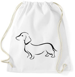 printfashion Tacskó - Sportzsák, Tornazsák - Fehér (5021168)