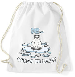 printfashion Velem mi lesz? - Sportzsák, Tornazsák - Fehér (13713530)