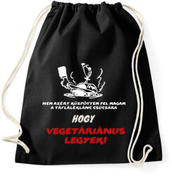 printfashion HÚSEVŐ - Sportzsák, Tornazsák - Fekete (2056481)