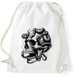 printfashion Koponya - Sportzsák, Tornazsák - Fehér (15172192)