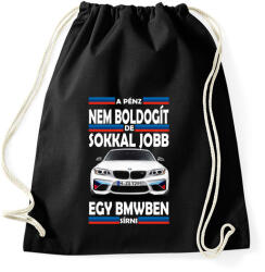printfashion A pénz nem boldogít! De. . . - Sportzsák, Tornazsák - Fekete (4778897)