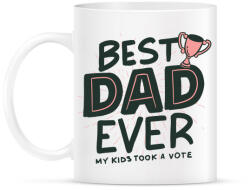 printfashion Best Dad Ever - Bögre - Fehér (5073106)