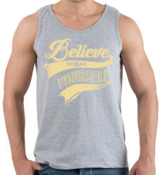 printfashion Higgy magadban! - Férfi atléta - Sport szürke (167999)