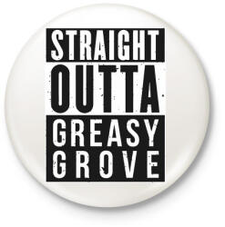 printfashion Greasy Grove - Kitűző, hűtőmágnes - Fehér (3077571)