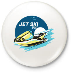 printfashion Jet-ski - Kitűző, hűtőmágnes - Fehér (3078331)