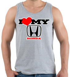 printfashion I love my Honda - Férfi atléta - Sport szürke (2180723)