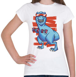 printfashion Gyúrós t-rex - Női póló - Fehér (11735308)