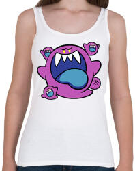 printfashion Kicsi lila szellem - Női atléta - Fehér (2049485)