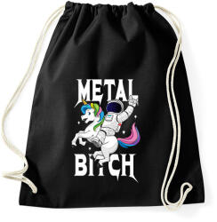 printfashion Metal b*tch - Sportzsák, Tornazsák - Fekete (2583237)