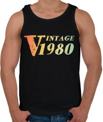 printfashion 1980 - Férfi atléta - Fekete (12092197)