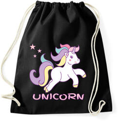 printfashion unikornis - Sportzsák, Tornazsák - Fekete (6030889)