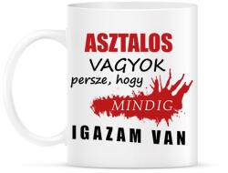 printfashion Asztalos vagyok - Bögre - Fehér (16283974)