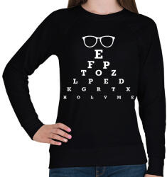 printfashion Látásvizsgáló - Női pulóver - Fekete (12646045)