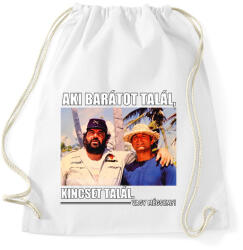 printfashion Bud Spencer és Terence Hill - Sportzsák, Tornazsák - Fehér (11972778)
