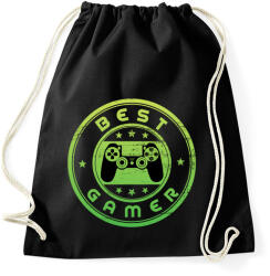 printfashion Best gamer - Sportzsák, Tornazsák - Fekete (5259818)