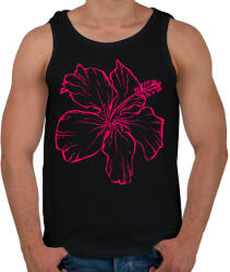 printfashion hibiscus - Férfi atléta - Fekete (2271849)