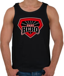 printfashion DARK HERO - Férfi atléta - Fekete (10218101)