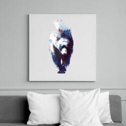 printfashion Death run - Vászonkép - Fehér (6621138)