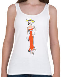 printfashion Nő - Női atléta - Fehér (439939)