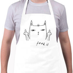 printfashion Macska F. . k it-01 - Kötény - Fehér (4914815)