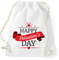 printfashion Happy Valentine's Day - Sportzsák, Tornazsák - Fehér (2188286)