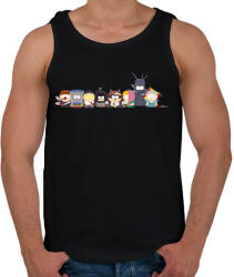 printfashion south park - mosómedve és barátai - Férfi atléta - Fekete (15120441)